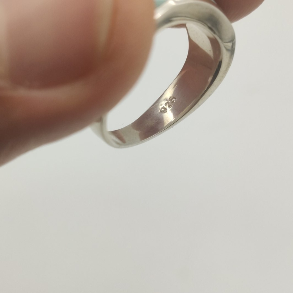 Larimar Silver Ring - image 8